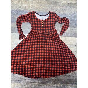 GIRLS POSH PEANUT DRESS SIZE 8
